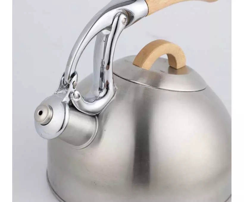 OXO UPLIFT 2 Qt Brushed Stainless Steel Induction Whistling Tea Kettle
